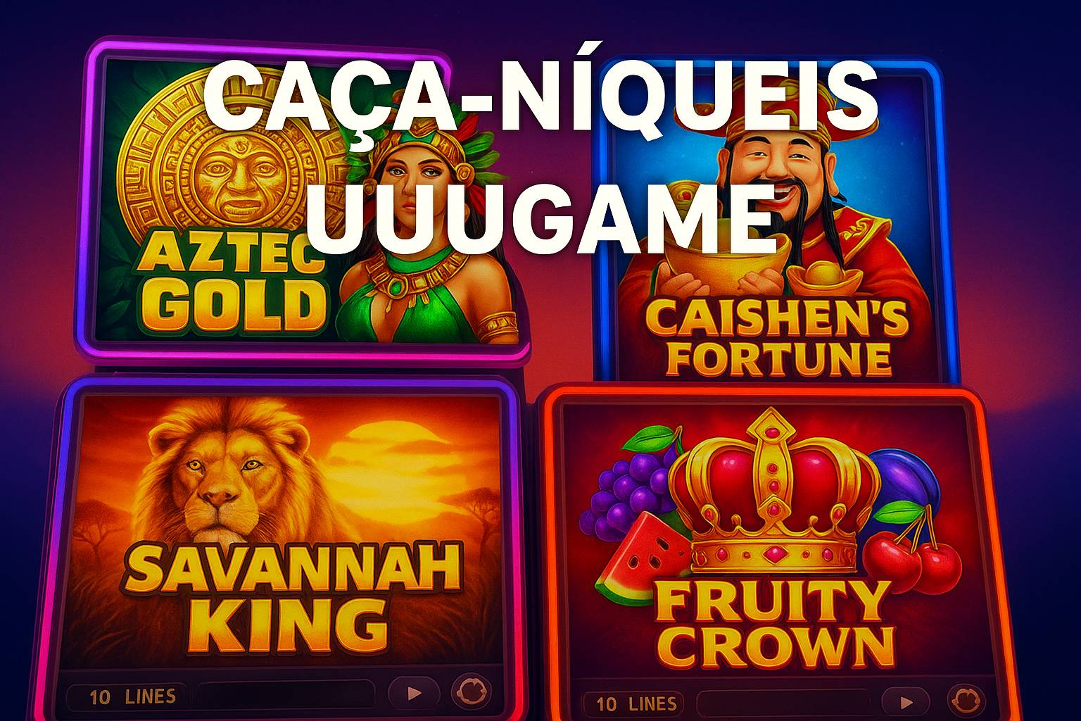 Explore o mundo das slot machines no UUUGAMECasino
